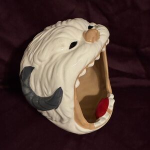 ThinkGeek Star Wars Wampa Head Snack Chips Candy Bowl White Ceramic Lucasfilm